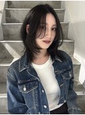 レイヤーボブレイヤーカットミディアムレイヤー