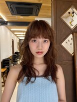 ブリンク(blink)&nbsp;レイヤーロングオレンジブラウンフェイスレイヤー