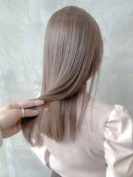 ギークス(GEEKS) 【GEEKS渋谷】冬カラー/ハイトーン/ミルクティーベージュ/透明感