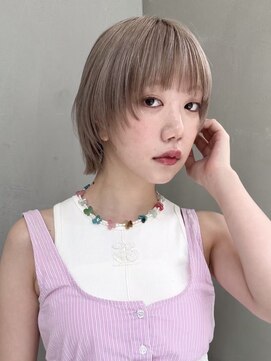 ギークス(GEEKS) 【GEEKS渋谷】冬カラー/初ブリーチ/ミルクティー/ショートウルフ