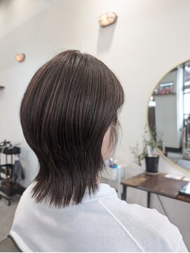 フルーノヘア 八幡駅(Hulu-no.hair) ミディアムウルフ