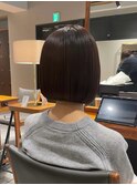 20代30代40代　パツっとワンレングスボブ【SPICE AVEDA岡部】