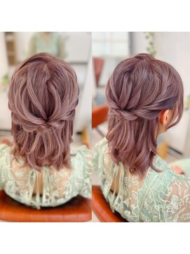 ウッドベル 品川駅前店(W’d BELL) ハーフアップ