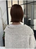 #こっくりブラウン #外ハネボブ #透明感カラー