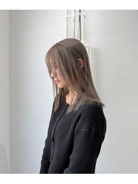 ミュー(Mu) ミルクティーグレージュ　ブリーチ