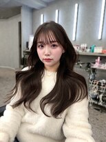 ボタン コロン 表参道 原宿(VOTAN COLON) 【木串楽人】伸ばし前髪/ロング/前髪/マロンベージュ