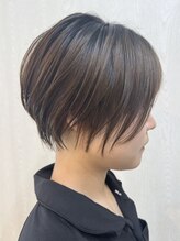 ガーデン 小山店(garden)&nbsp;宇都宮ショートカットショートヘア白髪ぼかしハイライト白髪染め