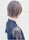 【morio成増/玉井】ボブ デザインカラー アンブレラ