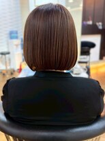 カミラボ(KAMI LABO) ミニボブ ダメージレスカラー ベージュ 艶髪ボブ 髪質改善