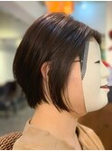 【coma中野】美髪マニッシュショートネイビーカラー