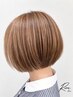 【分け目の白髪と毛先をケア】カット＋リタッチ＋TRで若々しく