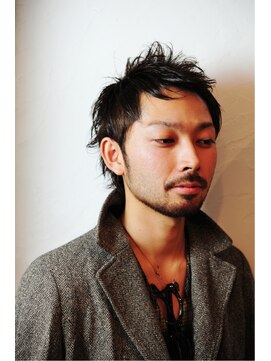 ヘアーラウンジ エゴ(Hair Lounge EGO) かき上げツーブロック　武蔵新城