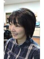 ユニサロンクボタ ショートレイヤーボブ