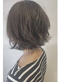 ミニマム 外ハネショートボブ