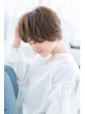 大人ガーリー◎くせ毛風アシメショートa