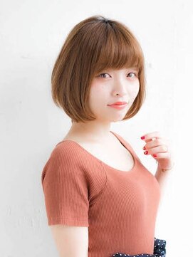 ルティア 池袋(Lutia) ナチュラルボブ オレンジベージュ