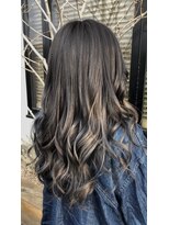 グロー(hair make grow) イルミナカラー　ブルーバレイヤージュ