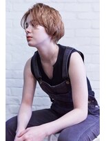 ラレイ(Lalei)&nbsp;＊オレンジカラー×マッシュショート　辻幸奈　表参道