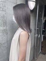 グレージュ　ラベンダーグレージュ　くすみグレージュ