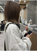 【ワンランク上のボブ】ハイトーン切りっぱなしボブ