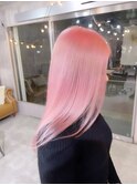 【MIRAC町田店河原崎】ブリーチ3回ホワイトピンクカラー