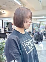 ヴェイン 渋谷(vain)&nbsp;アッシュオリーブ/グレージュカラー/ミニボブ/レイヤーボブ