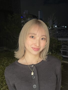 エアー 青山(AIR) 顔まわりレイヤー/ハイトーン/ボブ