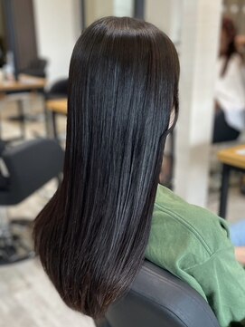 アトリエコア(Atelier Coa) 髪質改善トリートメントミルクティーベージュカラーくびれヘア