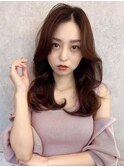 ロングレイヤーカット 韓国くびれヘア 前髪カット 顔周り 仙台