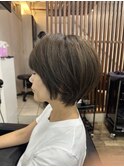 白髪ぼかし×ナチュラルハイライト