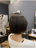 ミニボブ×グレージュ【アルター鎌取店　今吉】