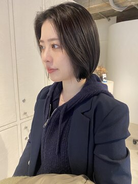 エト 梅田(eto) アッシュグレー＋ミニボブ