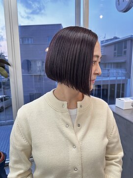 フィル(fil) ミニボブ ／ラベンダーグレー