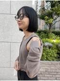 【祐加子】切りっぱなしボブ