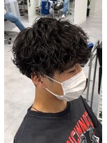 オーシャントーキョー 仙台(OCEAN TOKYO)&nbsp;波巻きスパイラルマッシュ刈り上げ黒髪