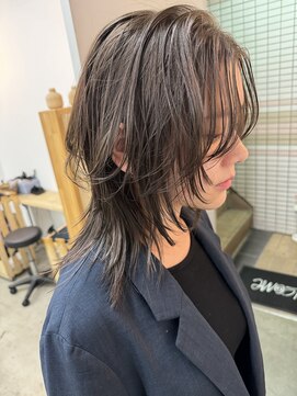 キューズ クラブ(cuz KLUB) 【cuz KLUB】ウルフレイヤー×シースルーハイライト 池袋