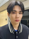 シースルーマッシュ韓国マッシュダウンパーマ