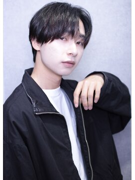 リメル 奥沢自由が丘店(Remel) ニュアンスパーマ黒髪ナチュラルマッシュ【Remel奥沢自由が丘】