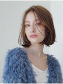 20代30代大人かわいい小顔くびれレイヤーカット韓国レイヤーボブ