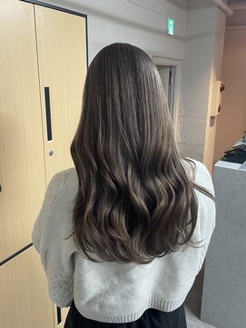 トクテ 吉祥寺(tokute) グレージュカラー/ボブウルフ/黒髪/ココアベージュ