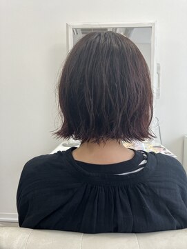 ルピナス(Lupinus) くせ毛風パーマ＆大人ピンク