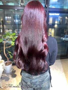 ジル アンク(Jill ankh) 《姫路　Jillankh》レッドカラー　ダブルカラー　黒髪卒業