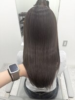 ジーナ 熊本(Zina)&nbsp;透明感カラー×オリーブグレージュ×髪質改善トリートメント