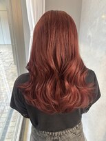 クム(kumu)&nbsp;縮毛矯正/ダブルカラー/髪質改善/ワインレッド/ボルドー