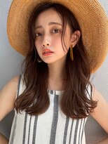 マルツ 銀座(maltu)&nbsp;かきあげロングレイヤー大人かわいい美髪ネビージュ