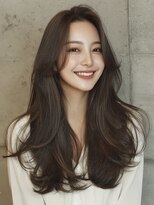 サン 大阪梅田(SUNC)&nbsp;レイヤーカット/韓国/ブラウンべージュ/顔回り/梅田/大阪梅田駅