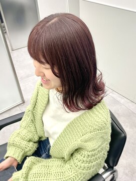 ゴウトゥデイシェアサロン 町田店(GO TODAY SHAiRE SALON) ブリーチ無しピンクカラー♪