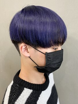 エルマーク 梅田(L-MARK) マッシュ/ヘアカラー/ダブルカラー/ブリーチ/men's