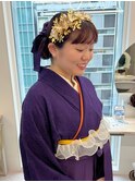 袴着付け/袴/卒業式着付け/着物/袴着付/袴ヘアセット/袴ヘア