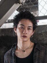 chica men's アクティブショート×ピンパーマ